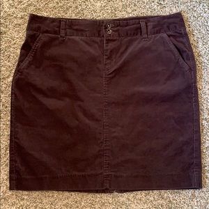 Corduroy Miniskirt